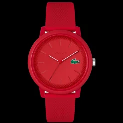 Relogio L.12.12 Vermelho Silicone-Lacoste Fashion