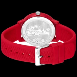 Relogio L.12.12 Vermelho Silicone-Lacoste Fashion