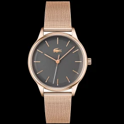 Relogio Club Dourado Rosa Malha Milanesa-Lacoste Online