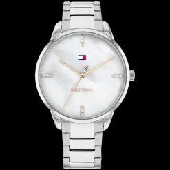 Relogio Madreperola Com Cristais E Aco-Tommy Hilfiger Watches Flash Sale