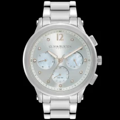 Relogio Multifunction Aco, Madreperola, Cristais-Olivia Burton Clearance