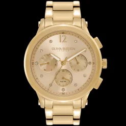 Relogio Multifunction Aco Dour., Madre. Cristais-Olivia Burton Flash Sale