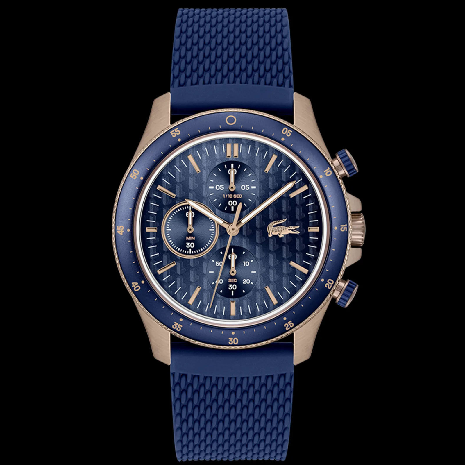 Relogio Neo Heritage Cronografo Azul Aco Silic.-Lacoste Clearance