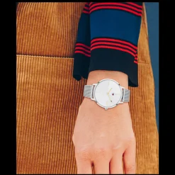 Relogio Prateado Aco Malha Milanesa-Tommy Hilfiger Watches Flash Sale
