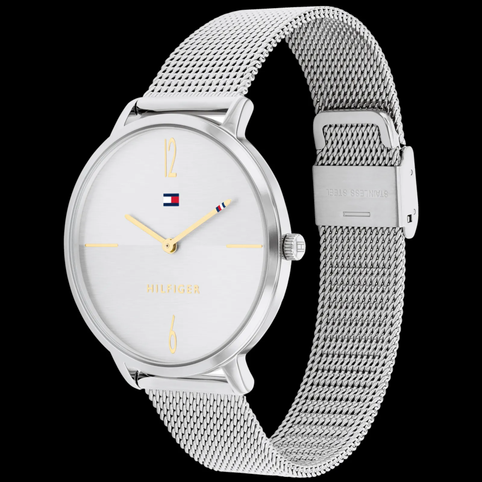 Relogio Prateado Aco Malha Milanesa-Tommy Hilfiger Watches Flash Sale