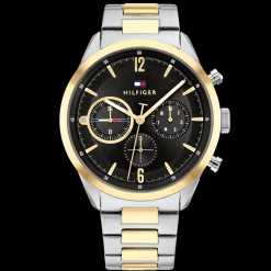 Relogio Preto Aco Bicolor-Tommy Hilfiger Watches Best Sale