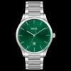 Relogio Reason Verde Aco-Boss Watches Cheap