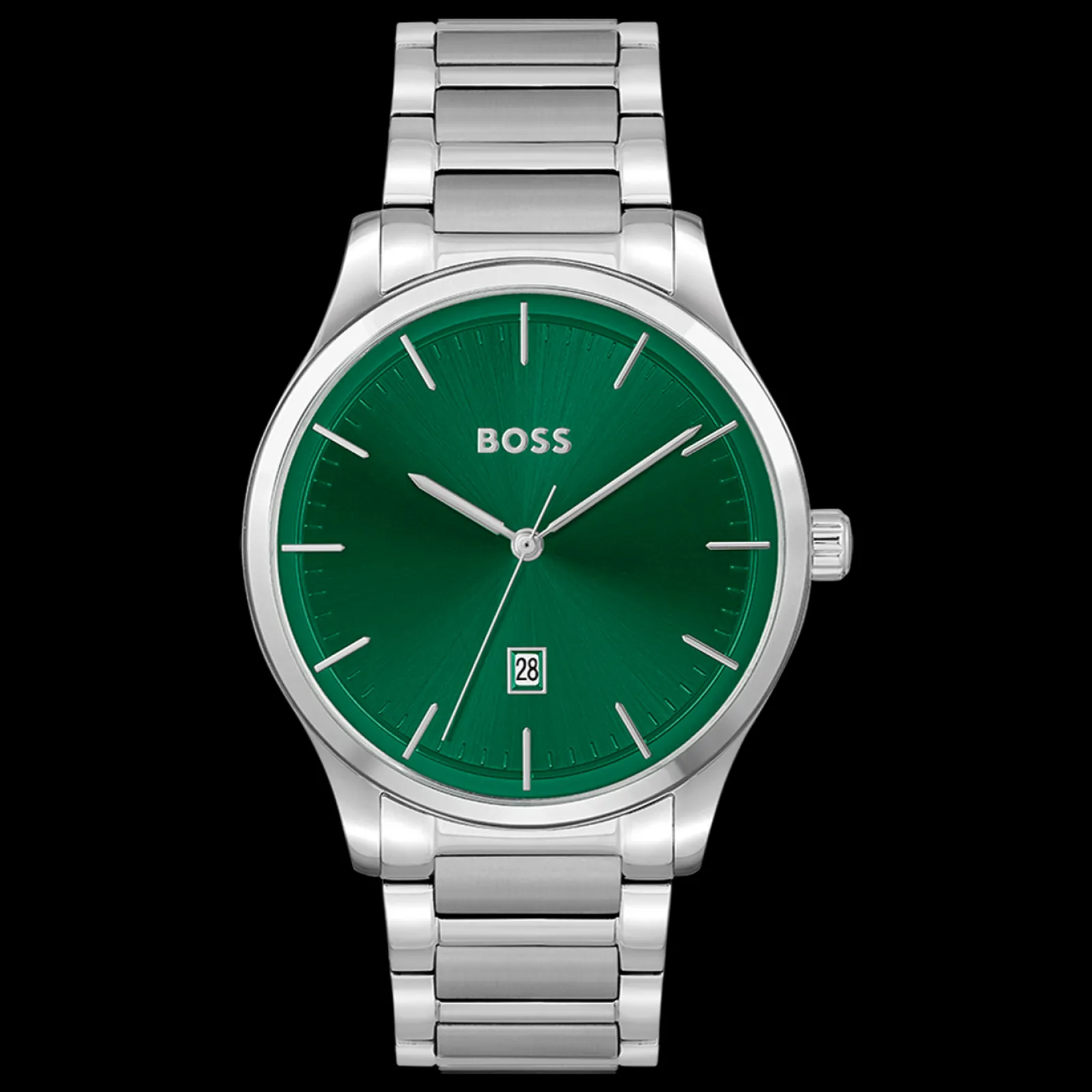 Relogio Reason Verde Aco-Boss Watches Cheap
