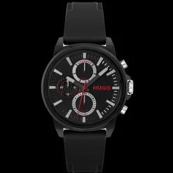 Relogio #Relax Preto Tr90 Silicone Preto-Hugo Best Sale