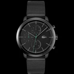 Relogio Replay Aco E Ip Preto Pele Preto-Lacoste Cheap