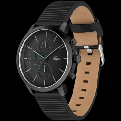 Relogio Replay Aco E Ip Preto Pele Preto-Lacoste Cheap