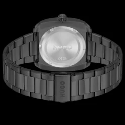 Relogio #Shrill Cinzento Aco Ip Preto-Hugo Clearance