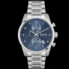 Relogio Skymaster Cronografo Aco Azul-Boss Watches Cheap