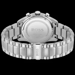 Relogio Skymaster Cronografo Aco Azul-Boss Watches Cheap
