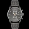 Relogio Skymaster Cronografo Azul Malha Milanes-Boss Watches Flash Sale