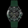 Relogio Tiebreaker Cronografo Aco Preto Silicone-Lacoste Cheap