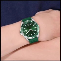 Relogio Tiebreaker Verde Aco E Silicone-Lacoste Online