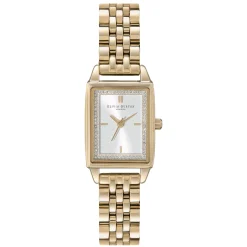 Relogio Townhouse Rectangle Aco Dourado Cristais-Olivia Burton Outlet