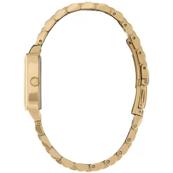 Relogio Townhouse Rectangle Aco Dourado Cristais-Olivia Burton Outlet