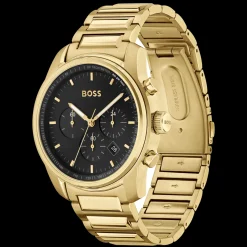 Relogio Trace Aco Ip Dourado-Boss Watches Discount