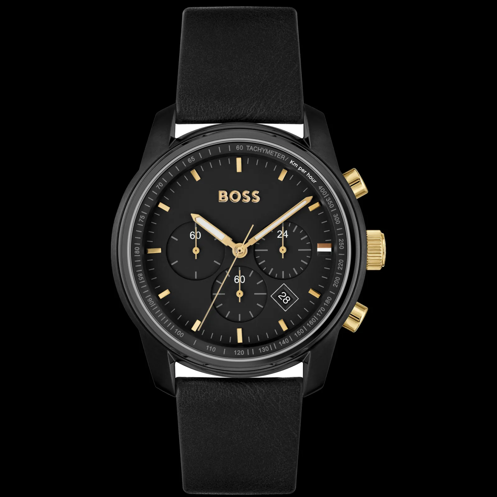 Relogio Trace Aco Ip Preto-Boss Watches Best Sale
