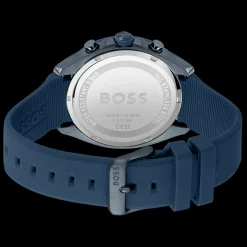 Relogio Velocity Cronografo Aco Ip Azul Silicone-Boss Watches Shop
