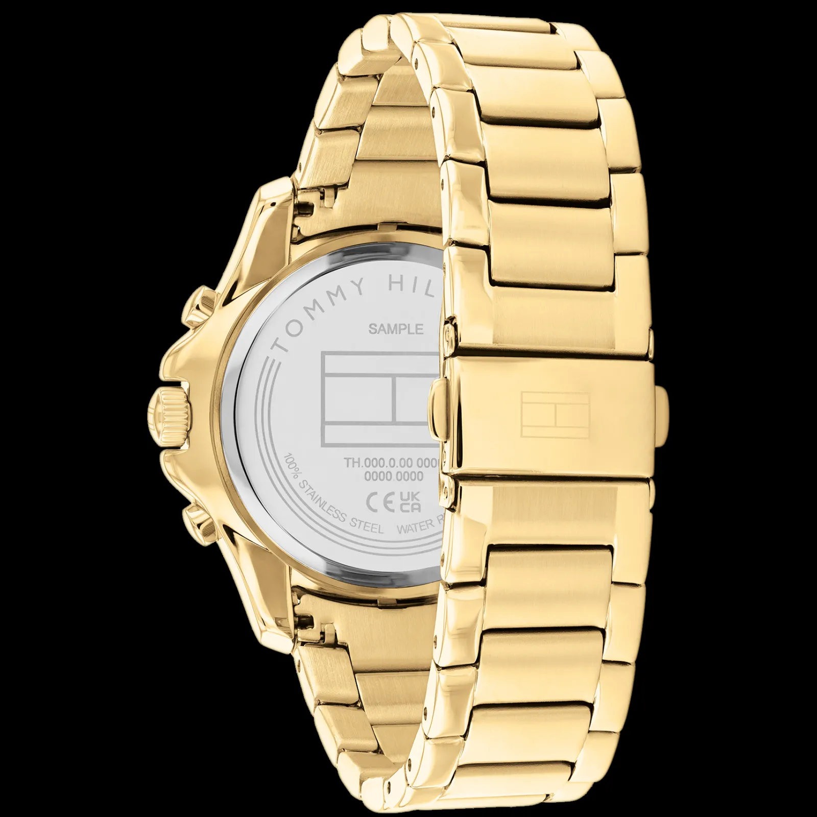 Relogio Verde Aco Ip Dourado E Cristais-Tommy Hilfiger Watches Online
