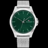 Relogio Verde Aco Malha Milanesa-Tommy Hilfiger Watches Discount