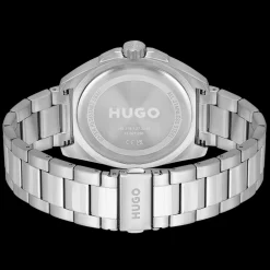 Relogio #Visit Aco Ip Preto E Azul-Hugo Flash Sale