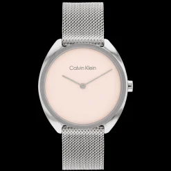 Rosa E Aco Em Malha Milanesa-Calvin Klein Watches Sale