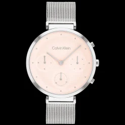 Rosa E Aco Em Malha Milanesa-Calvin Klein Watches New