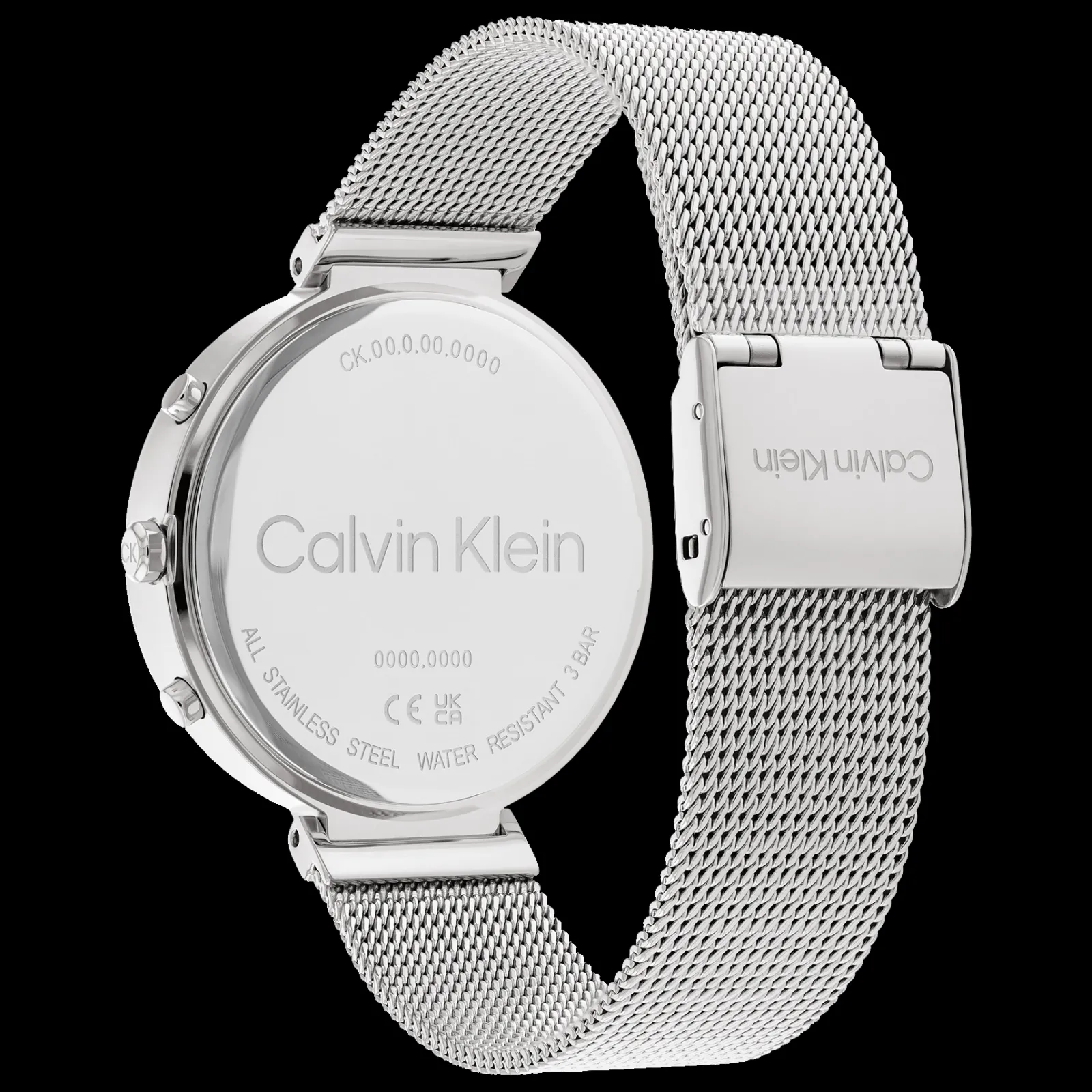 Rosa E Aco Em Malha Milanesa-Calvin Klein Watches New