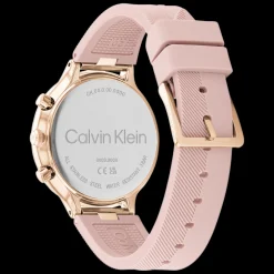 Rosa Em Aco E Silicone Rosa-Calvin Klein Watches Clearance