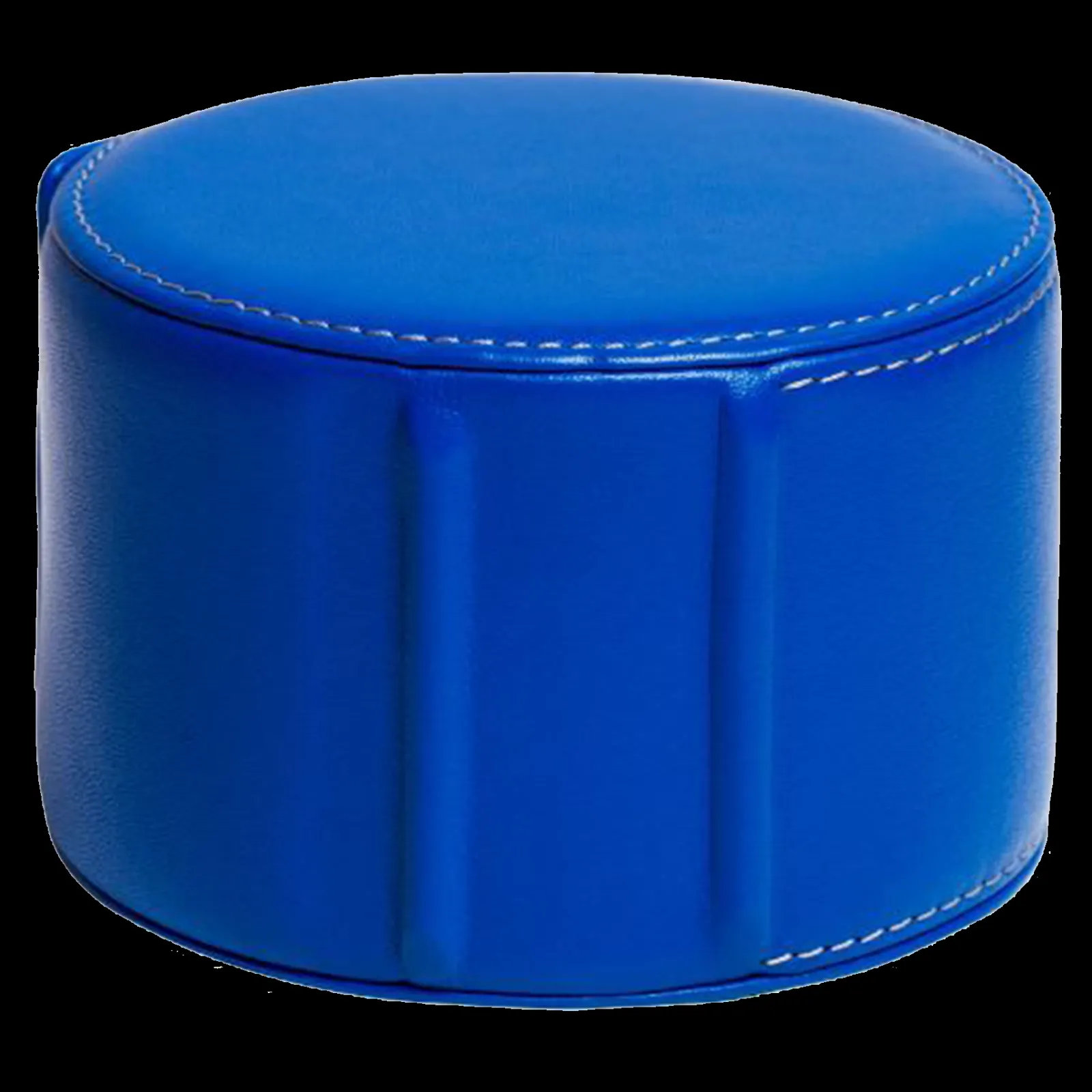 Royal Blue Leather Watch Roll-Kross Studio New