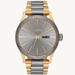 Sentry Ss Gunmetal / Gold-Nixon Discount