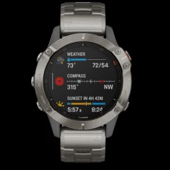 Smartwatch Fenix 6 Pro Sapphire Titanium-Garmin Fashion