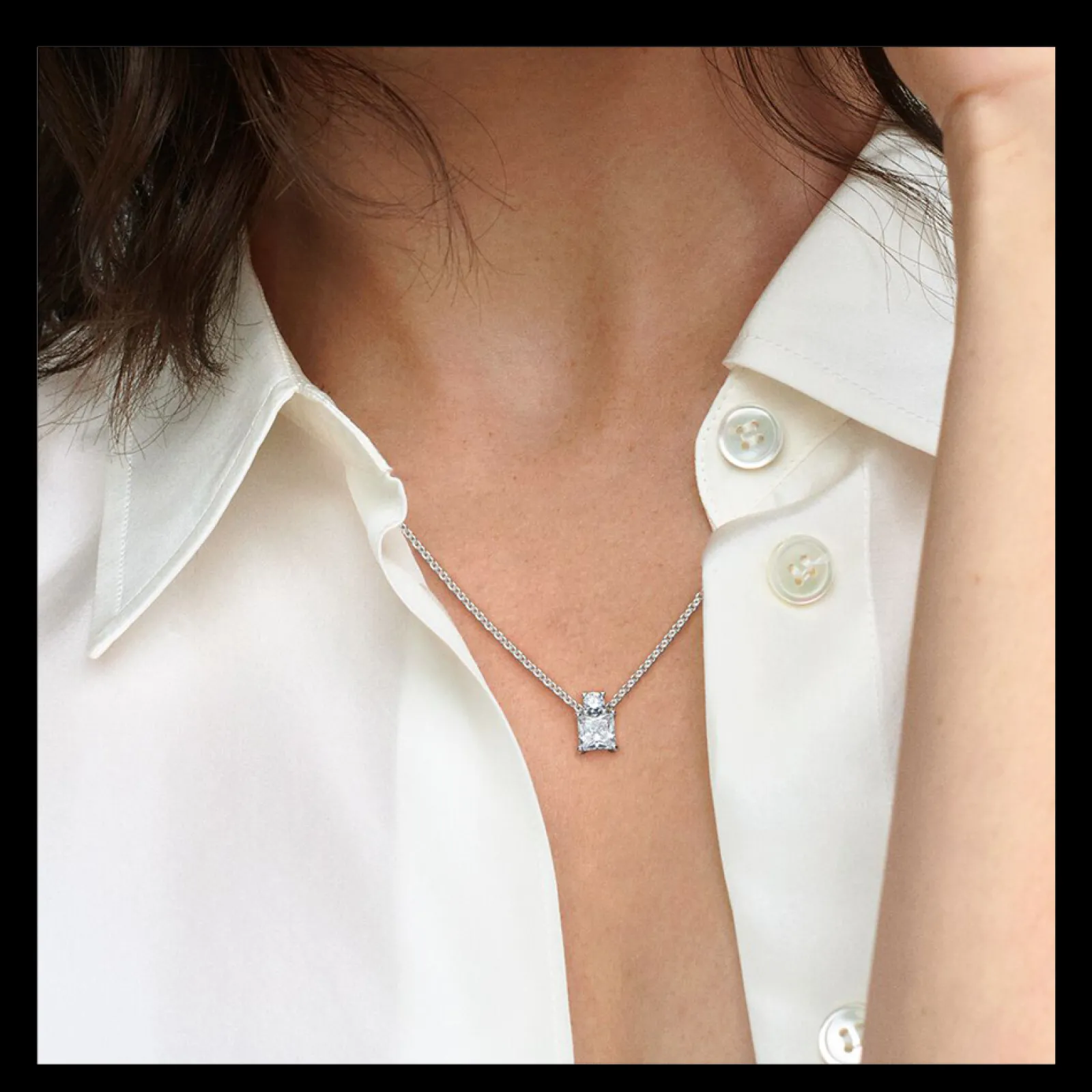 Sparkling Round E Square-Pandora Flash Sale