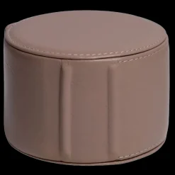 Taupe Leather Watch Roll-Kross Studio New