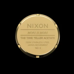 Time Teller Acetate Cream Tortoise-Nixon Flash Sale