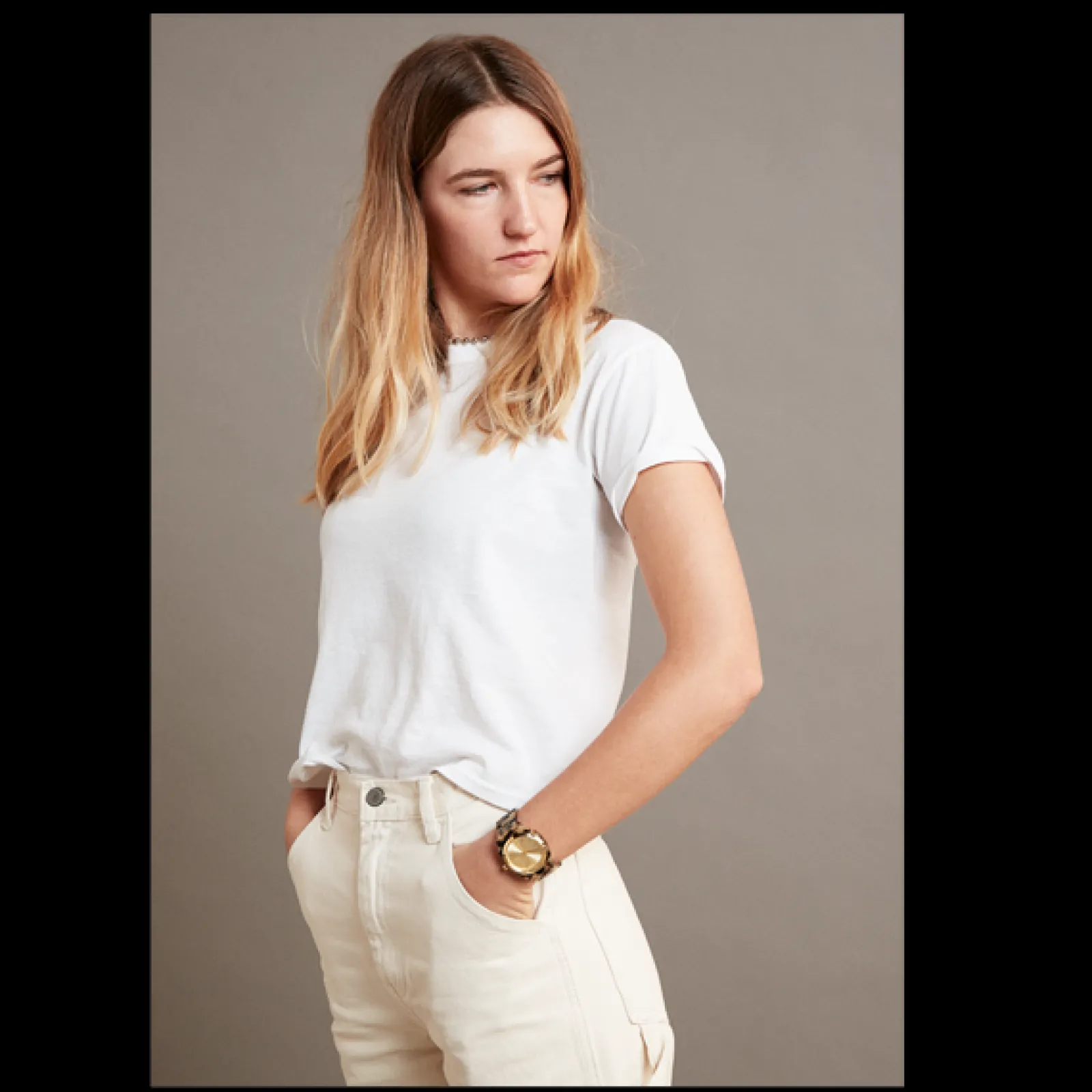 Time Teller Acetate Cream Tortoise-Nixon Flash Sale