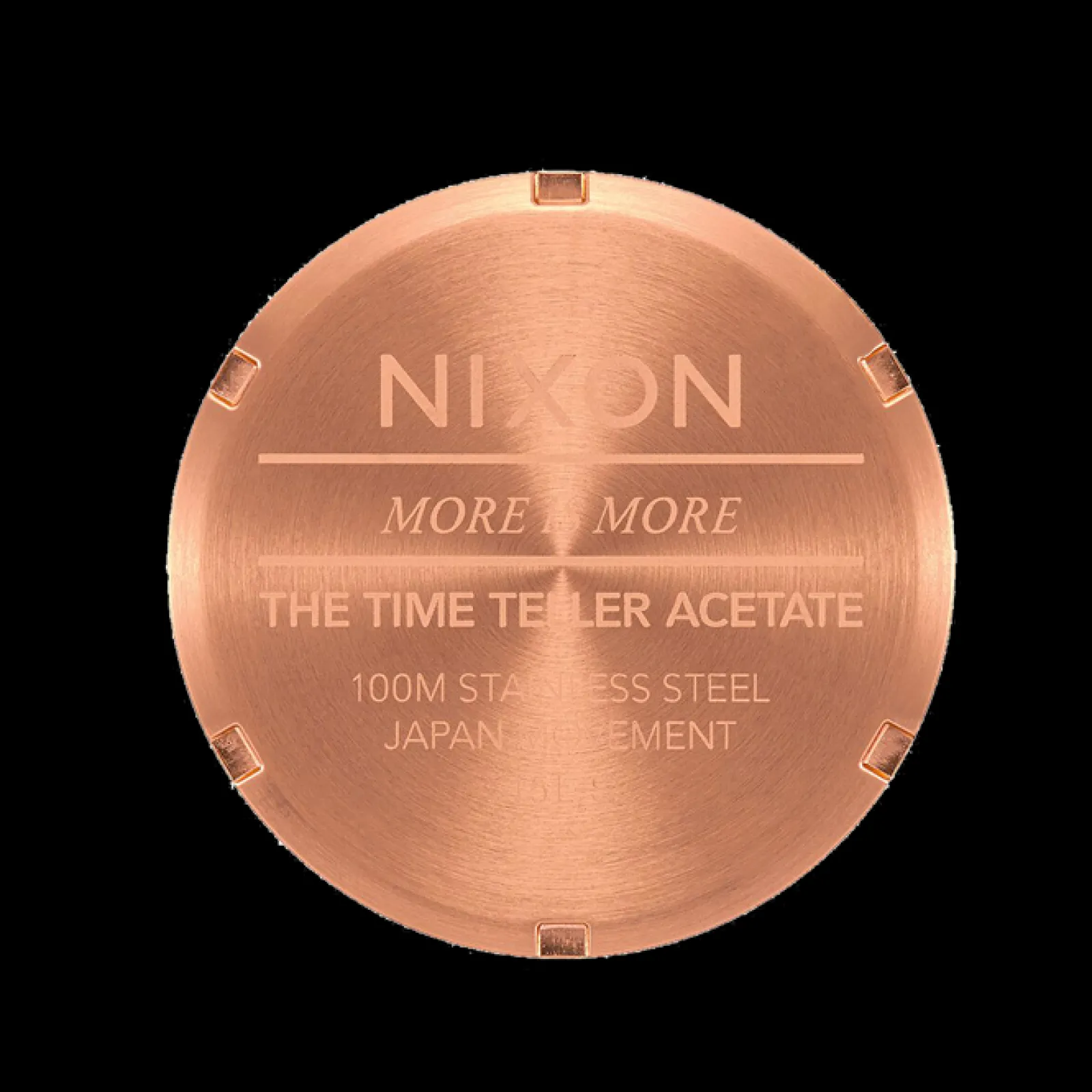 Time Teller Acetate R.Gold/Pink Tortoise-Nixon Clearance