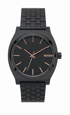 Time Teller All Black Rose Gold-Nixon Clearance