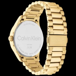 Verde E Dourado Em Aco-Calvin Klein Watches Cheap